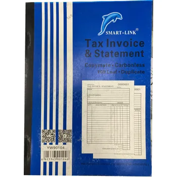 100 Leaf Tax Invoice & Statement 21x29cm 